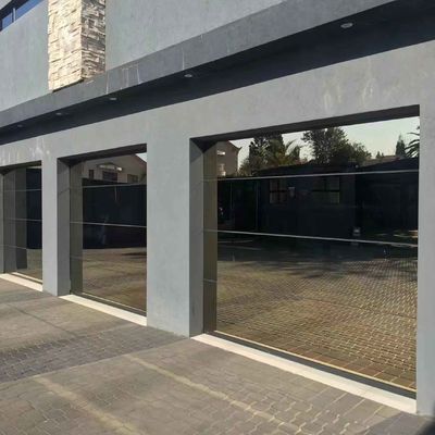 Sektionelle elektrische Garagentüren Vollsicht Aluminiumglas Garagentüren Muster verfügbar