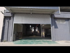 0.8mm Dicke Schiefer standard elektrische Tor Außen Stahlverschluss Industriewalztüren